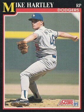 Mike Hartley - Score '91 Baseball Card